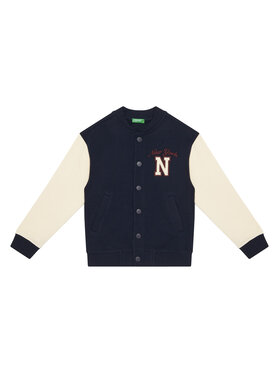 United Colors Of Benetton United Colors Of Benetton Majica dugih rukava 32N4C505F Tamnoplava Regular Fit