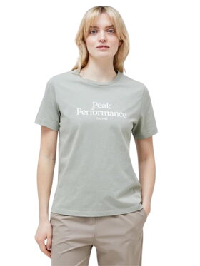 Peak Performance Peak Performance Koszulka techniczna Original Small Logo Tee Zielony Standard Fit