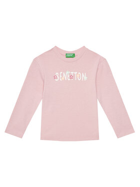 United Colors Of Benetton United Colors Of Benetton Majica 3I9WG10HV Ružičasta Slim Fit