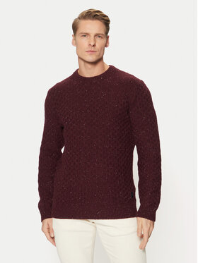 Tom Tailor Tom Tailor Sweter 1044537 Bordowy Regular Fit