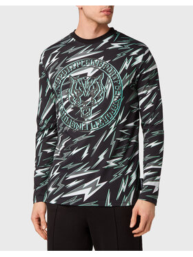 Plein Sport Plein Sport Tričko 2773 Čierna Regular Fit