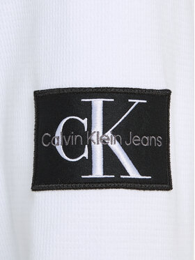 Calvin Klein Jeans Majica Dugih Rukava J30J323485 Bijela Regular Fit