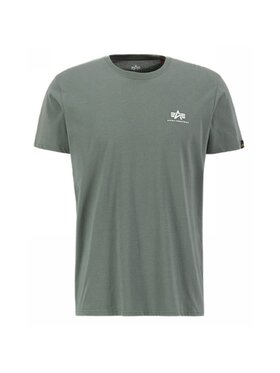 Alpha Industries Alpha Industries T-Shirt AI.188505-432-L Zielony Basic Fit