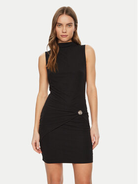 Guess Guess Sukienka koktajlowa W5RK24 KAQL2 Czarny Regular Fit