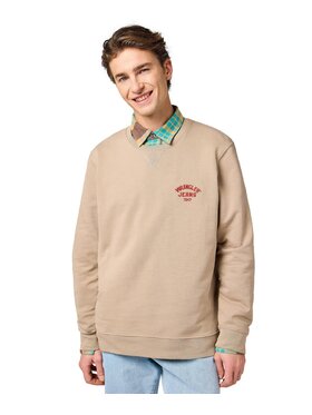 Wrangler Wrangler Bluza 112364092 Beżowy Regular Fit