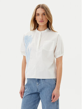 ARTIGLI ARTIGLI Blúzka ACBL002227 Biela Regular Fit