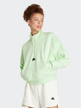 adidas adidas Džemperis ar kapuci Z.N.E. IS3922 Zaļš Loose Fit