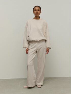 La Mania La Mania Felpa WHY Beige Classic Fit