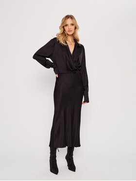 Marlu Marlu Spódnica midi MURCJA Czarny Regular Fit