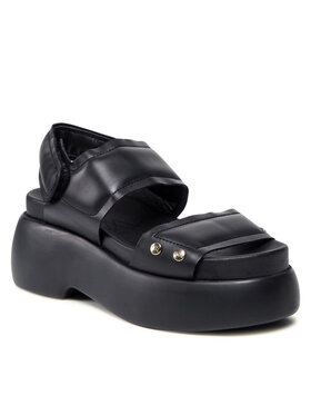 AGL AGL Sandali Puffy Sandal D671003PGOLISC0000 Črna