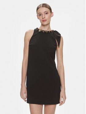 Elisabetta Franchi Elisabetta Franchi Koktejlové šaty AB-573-41E2-V400 Černá Regular Fit
