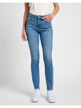 Lee Lee Jeansy SCARLETT HIGH Niebieski Slim Fit