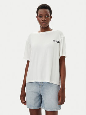 HUGO HUGO T-shirt Unite 50490707 Bijela Relaxed Fit