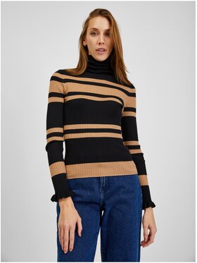 Orsay Orsay Sweter 507483-660000__S Czarny Regular Fit