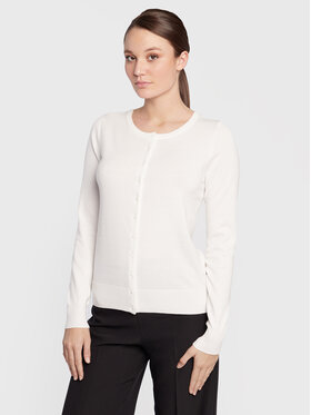 Fransa Kardiganas Zubasic 60 20604187 Balta Regular Fit