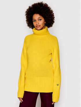 Victoria Victoria Beckham Victoria Victoria Beckham Rolák 1122KJU003236A Žltá Relaxed Fit
