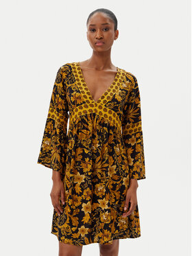 Selmark Selmark Rochie de vară BM298 Negru Relaxed Fit