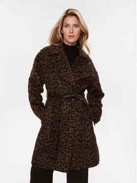 Guess Guess Преходно палто Patrizia W3BL38 WFR22 Кафяв Relaxed Fit