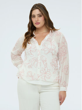 Fiorella Rubino Fiorella Rubino Koszula 5051T001455N0S1 Biały Regular Fit