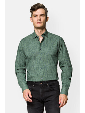 Lancerto Lancerto Koszula Aloha Zielony Slim Fit