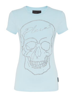 PHILIPP PLEIN PHILIPP PLEIN T-Shirt 1315 Světle modrá Regular Fit