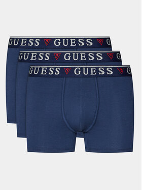 Guess Guess Komplet 3 par bokserek U97G01 KCD31 Granatowy