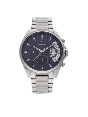 Tommy Hilfiger Tommy Hilfiger Zegarek Baker 1710448 Srebrny