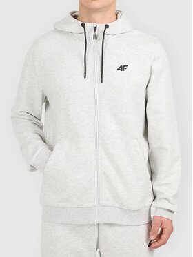 4F 4F Felpa 4FWMM00TSWSM2550-27M Grigio Regular Fit