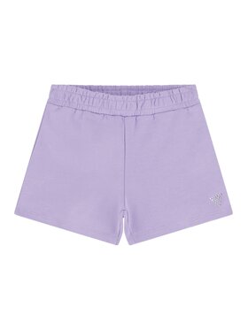 Guess Kids Guess Kids Kalhoty z materiálu 174577 Fialová Regular Fit