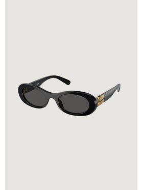 Miu Miu Miu Miu Okulary przeciwsłoneczne 0MU 06ZS 1AB5S0 Czarny