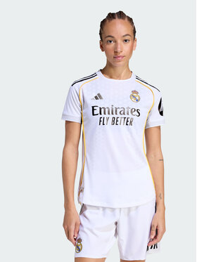 adidas adidas Koszulka techniczna Real Madrid 25/26 Home Authentic Jersey Biały Regular Fit