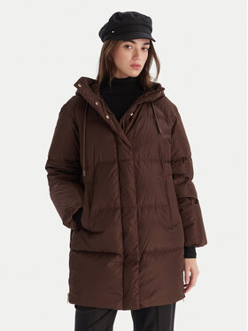 Weekend Max Mara Weekend Max Mara Kurtka puchowa Newbembo 2525496072 Bordowy Relaxed Fit