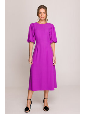 Stylove Stylove Sukienka wieczorowa S399 Fioletowy Premium Fit