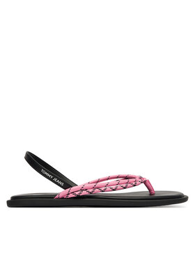 Tommy Jeans Tommy Jeans Sandali Tjw Casual Rope Sandal EN0EN02951 Rosa