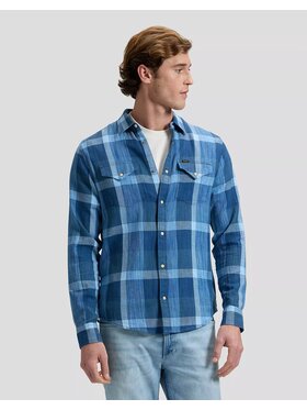 Lee Lee Koszula CLEAN WESTERN SHIRT Niebieski Regular Fit