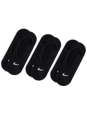 Nike Nike Set de 3 perechi de șosete scurte de damă SX4863 010 Negru