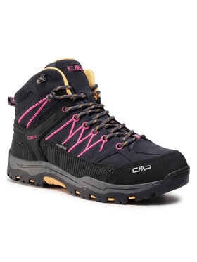 CMP CMP Παπούτσια πεζοπορίας Kids Rigel Mid Trekking Shoes Wp 3Q12944J Μαύρο