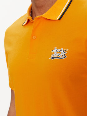 Jack&Jones Polo Majica Tevor 12228781 Oranžna Standard Fit