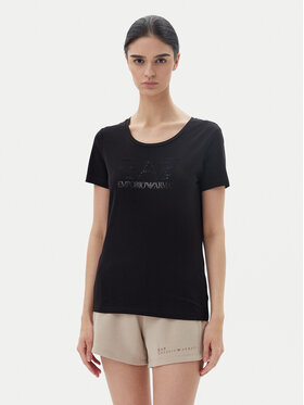 EA7 Emporio Armani EA7 Emporio Armani T-shirt 7W000094 AF10373 UC001 Crna Slim Fit