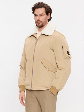 BOSS Boss Преходно яке Calliano 50498199 Бежов Regular Fit