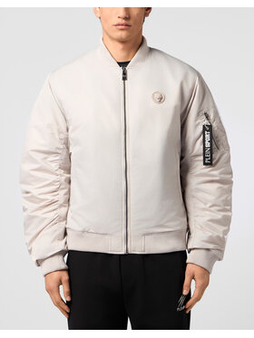 Plein Sport Plein Sport Kurtka bomber 24019 Beżowy Regular Fit