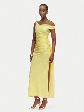 Bardot Bardot Abendkleid Layana 60513DB Gelb Slim Fit