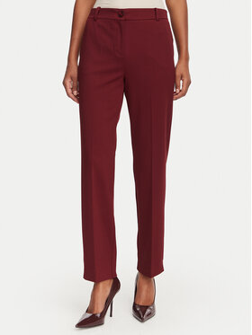 Marella Marella Medžiaginės kelnės Paese 2623786034 Vyšninė Regular Fit