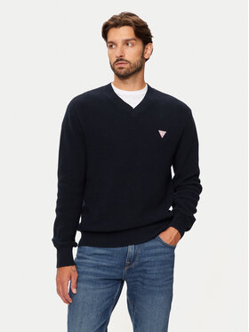 Guess Guess Džemper M4BR33 Z3HM1 Tamnoplava Regular Fit