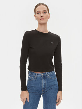 Calvin Klein Jeans Calvin Klein Jeans Μπλουζάκι Embro Badge J20J222884 Μαύρο Regular Fit
