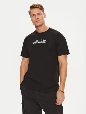 Off-White Off-White T-Shirt OMAA027F22JER0091001 Schwarz Regular Fit