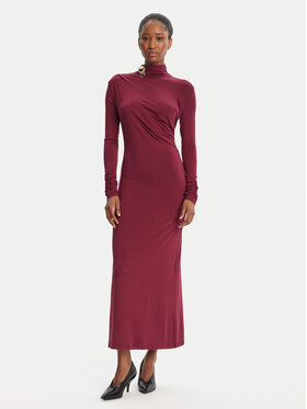 Simona Corsellini Simona Corsellini Õhtune kleit A25CPAB00601 Bordoopunane Slim Fit