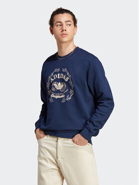 adidas adidas Bluza Graphics Archive Crew Sweatshirt IC5769 Niebieski Regular Fit