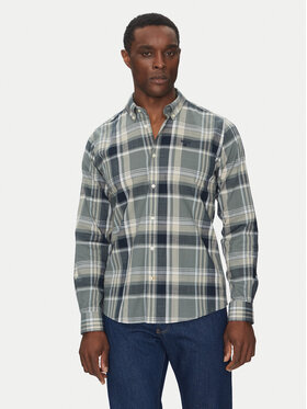 Barbour Barbour Koszula Kidd MSH5295TE31 Zielony Tailored Fit