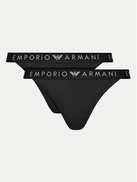 Emporio Armani Underwear Emporio Armani Underwear Komplet 2 par stringów 164522 4F227 00020 Czarny